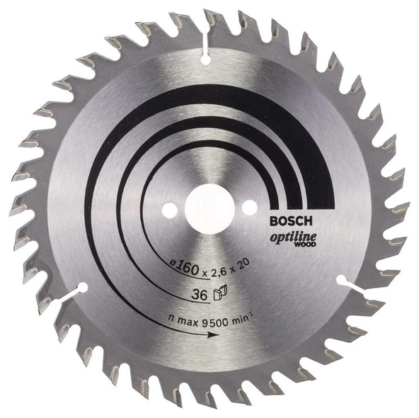 Daire Testere - OPTİLİNE WOOD 160*20/16 MM 36 DİŞ - 2