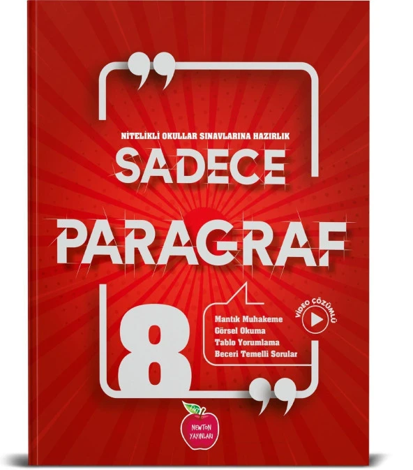NEWTON YAYINLARI 8. SINIF SADECE PARAGRAF SORU BANKASI ürün görseli