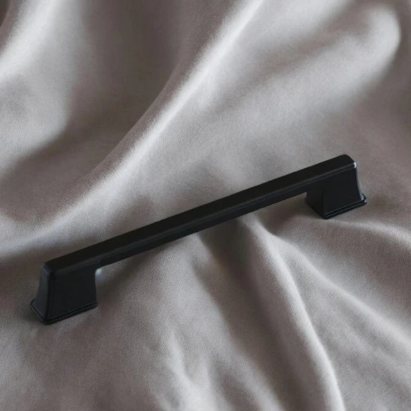 Siyah Metal Mutfak Mobilya Çekmece Mutfak Dolap Dolabı Kulpları Kapak Kulbu Kulp 160 mm 16 cm - Resim 5