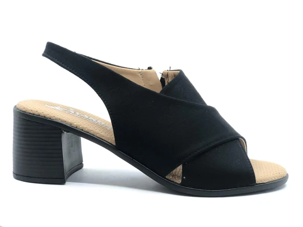 Ayakdaş Ortapedik Kısa Topuklu Çapraz Bantlı Kadın Ayakkabı - Resim 7