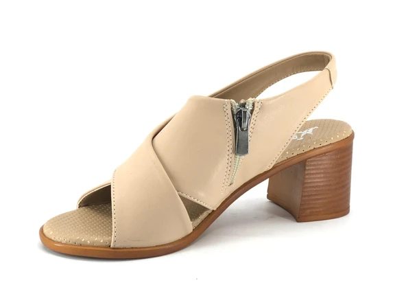 Ayakdaş Ortapedik Kısa Topuklu Çapraz Bantlı Kadın Ayakkabı - Resim 4