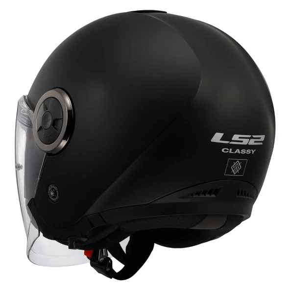 LS2 CLASSY MAT SİYAH KASK (GÜNEŞ VİZÖRLÜ) - 3