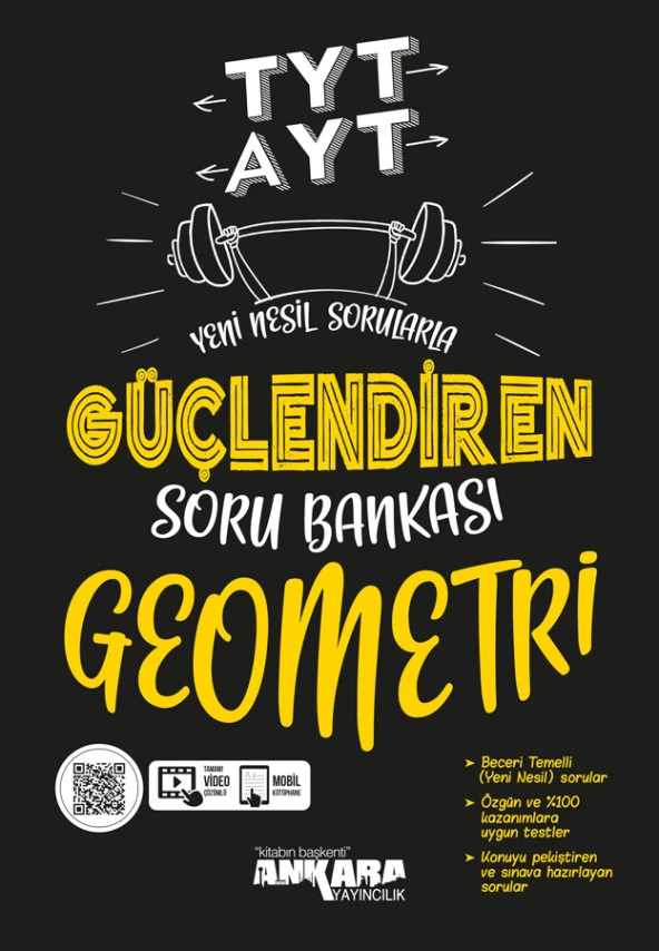 Ankara 2025 Tyt Ayt Geometri Güçlendiren Soru Bankası