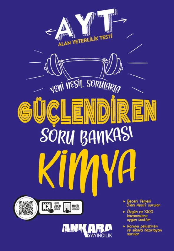 Ankara 2025 Ayt Kimya Güçlendiren Soru Bankası