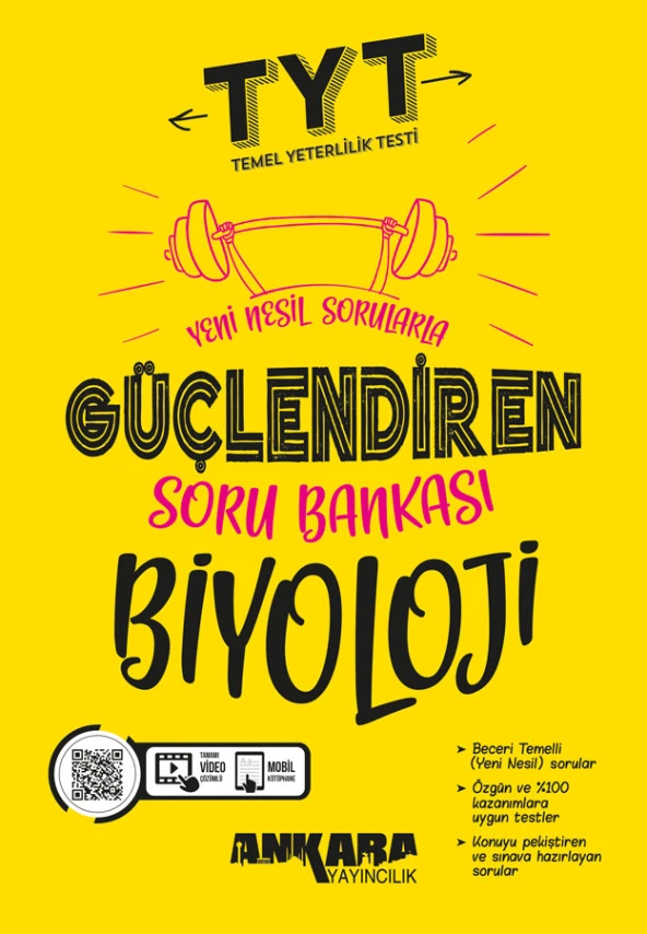 Ankara 2025 Tyt Biyoloji Güçlendiren Soru Bankası