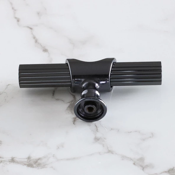 Arsin Füme Metal Düğme Tek Vidalı Çekmece Mutfak Mobilya Dolabı Dolap Kulpu Kulbu Kulpları - Resim 4