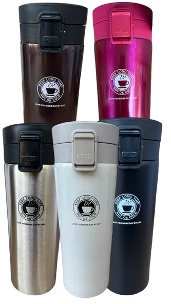 Arow Süper Trend Çift Katmanlı Termos - 500 ML - D-281-İnox - 3