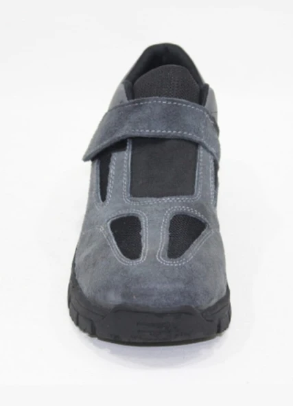 ATS Erkek Gri Süet Deri Hafif (ÇELİK BURUNSUZ) İş Ayakkabısı - Resim 3