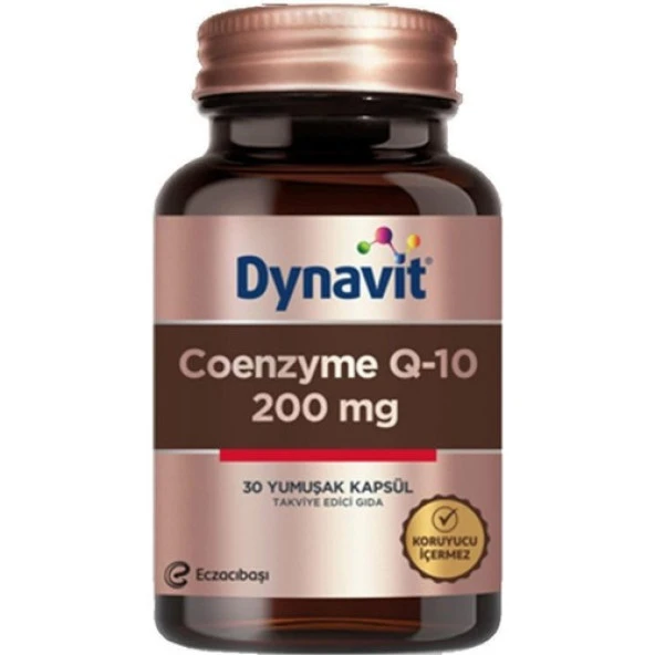 Dynavit Coenzyme Q10 200 Mg 30 Yumuşak Kapsül 200 Mg