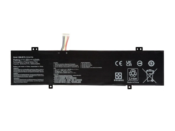 RETRO Asus TP412U, C31N1733 Notebook Bataryasi