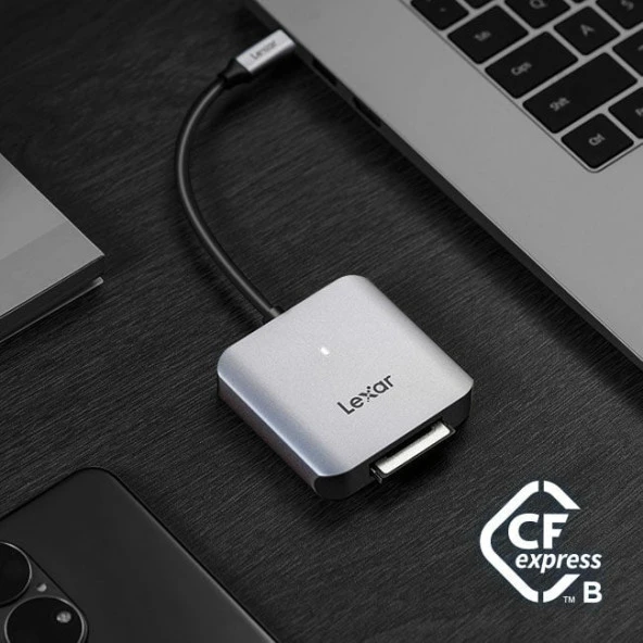 LEXAR LRW510U-BNHNG CF-EXP READER PROFESSIONAL CFEXPRESS TYPEB USB3.2 GEN 2 USB-C READER - 2
