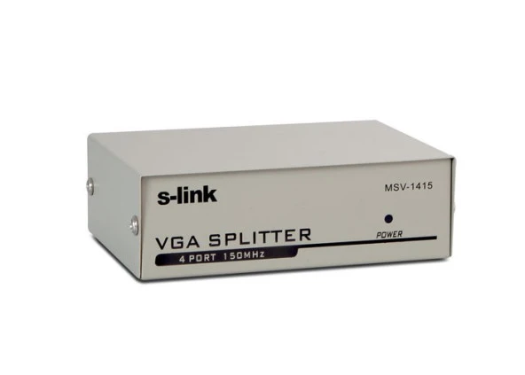S-LINK MSV-1415 4 Port VGA Çoklayici Splitter - 2
