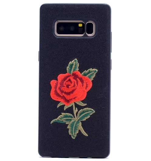 Samsung Uyumlu Note 8 Kılıf Rose Kapak