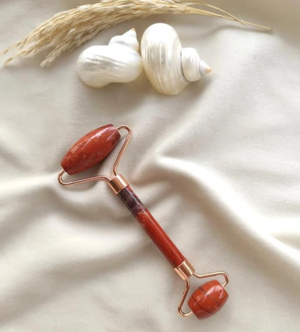 Roller Doğal Taş Masaj Aleti Jasper Taşı Yüz Roller Yüz Taşı Masaj Taşı - 3