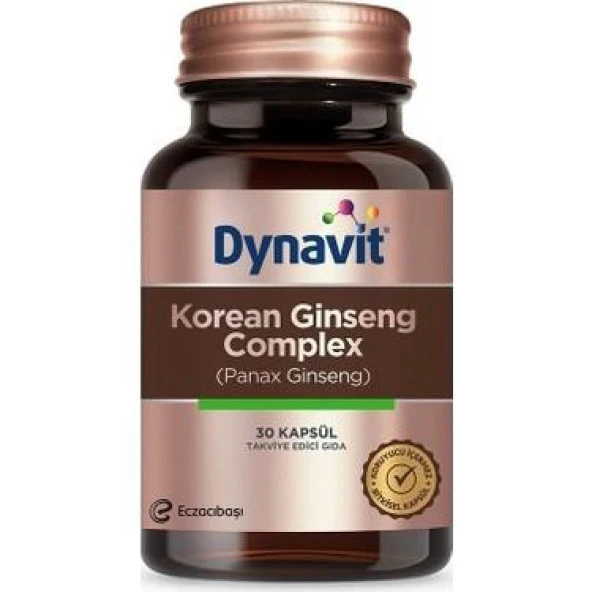 Dynavit Korean Ginseng Complex Takviye Edici Gıda 30 Kapsül