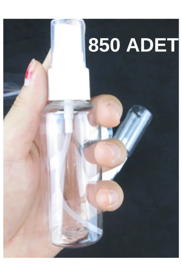 Sprey Başlıklı Boş şişe 35ml 850 Adet + 6 Hediye