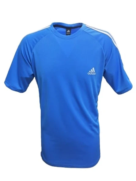 Adidas 2373 Erkek Sereno Mensh Kısa Kol Şeritli T-shirt