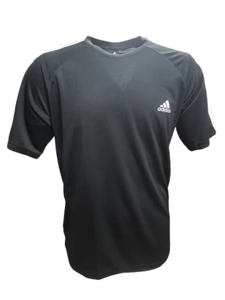 Adidas 2373 Erkek Sereno Mensh Kısa Kol Şeritli T-shirt - 5
