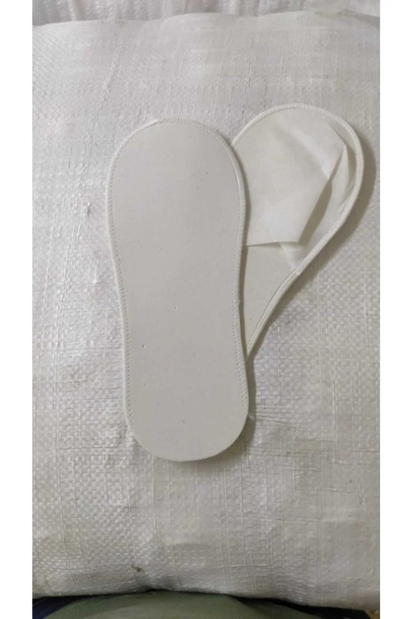 Otel Terliği Overlok Terlik Tek Kullanımlık Terlik 100 Çift - Resim 2