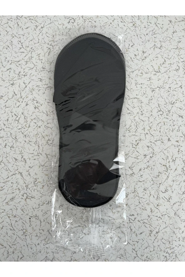 Tek Kullanımlık Terlik Otel Terliği Eva Terlik Siyah 100 Çift - Resim 3