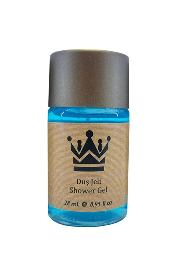 100 Adet Standart Otel Duş Jeli Geniş Kapak Kraft 30 ml Silindir Şişe Tek Kullanımlık Kullan At ürün görseli 1