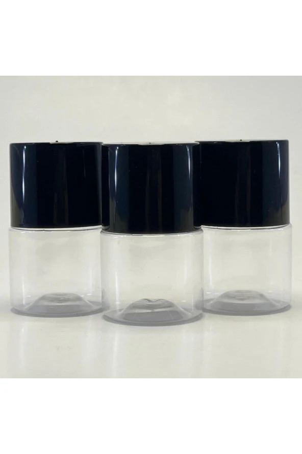 100 Adet Baskısız Dekoratif Boş Şişe Standart Otel Tipi 50 ML Damacana Şişe Şeffaf Hediyelik - 4