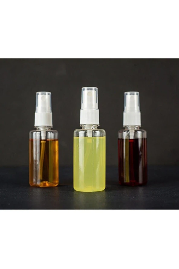 City Pet 100 Adet 50ml Boş Şişe Sprey Başlık Kolonya Sıvı Dezenfektan Likit Şişe ürün görseli 1