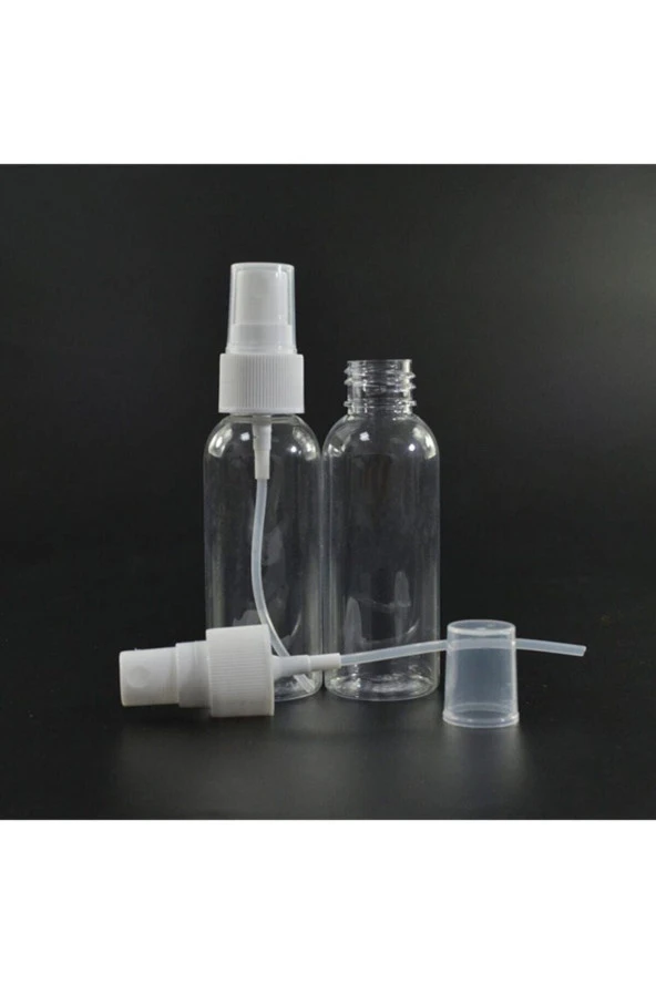 Sprey Kapaklı Dezenfektan Ve Kolonya Boş Şişesi 50 Adet 50 ml - 4