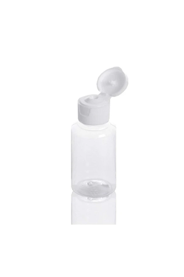 30ml Pet Şişe Ve Fliptop Kapak(50'li Paket)
