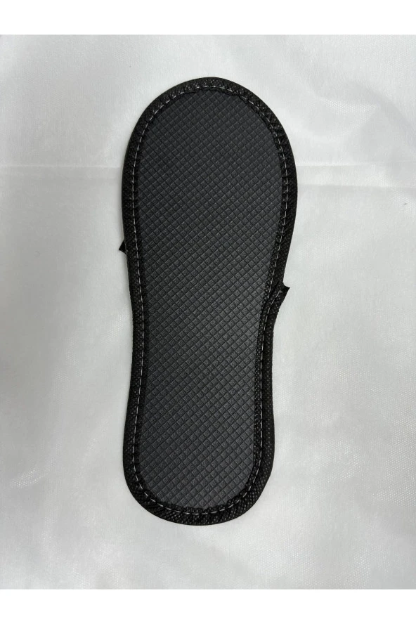 Siyah Otel/hastane Terliği 50 Adet Tek Kullanımlık - Resim 2