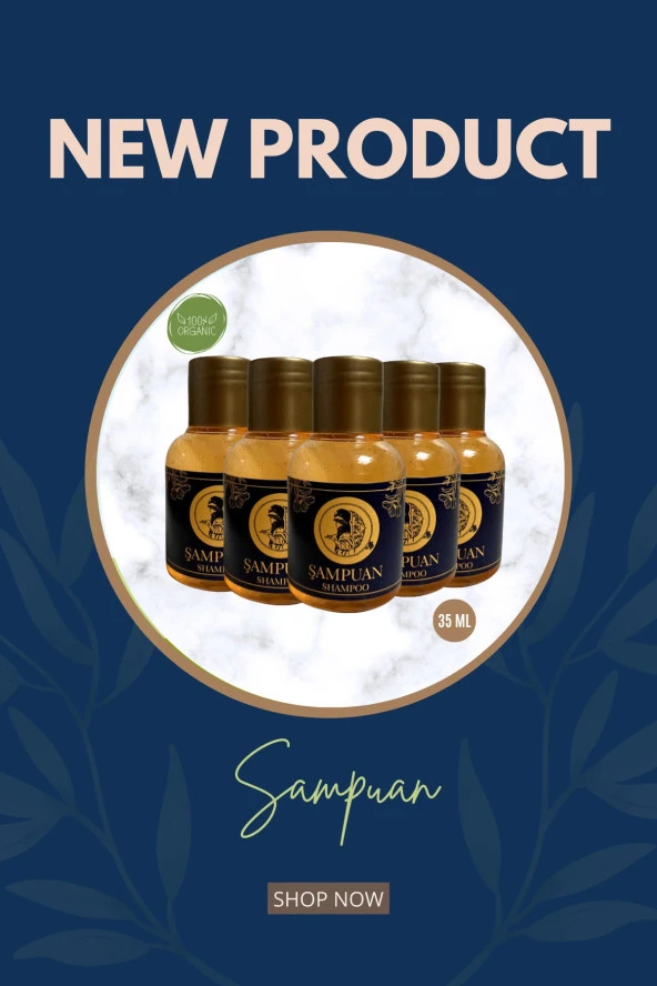 Otel Tipi Şampuan Etiketli 35 Ml 75 Adet - Resim 2