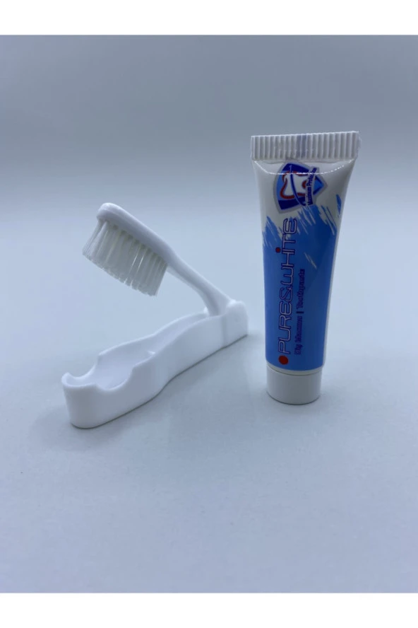 Kutulu 216 Adet Diş Seti Otel Tipi Buklet Diş Seti Katlanır Fırça Ve 10gr Diş Macunu ürün görseli 1