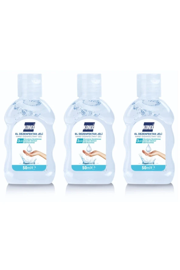 Konıx  El Dezenfektan Jeli 50 ml 3 Adet ürün görseli