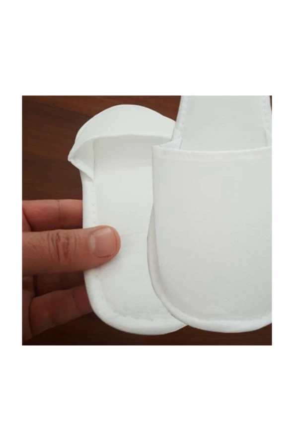 Elyaf Alt Süngerli Tek Kullanımlık Otel Terliği 100 Çift - Resim 2