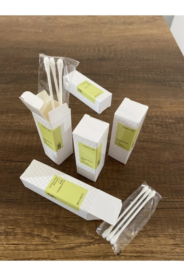 140 Adet Özel Kutulu 3’lü Hijyenik Otel Tipi Kulak Pamuğu - Resim 3