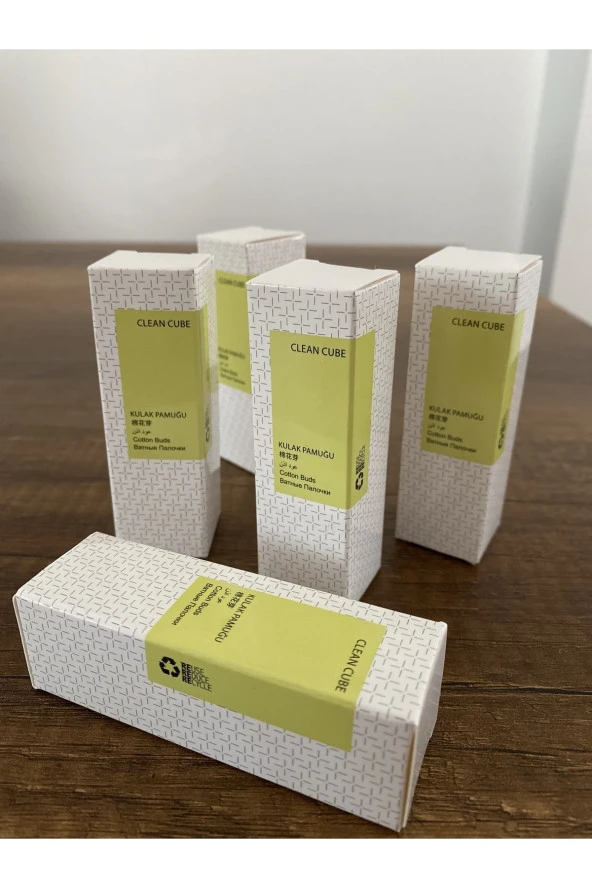 140 Adet Özel Kutulu 3’lü Hijyenik Otel Tipi Kulak Pamuğu - Resim 4