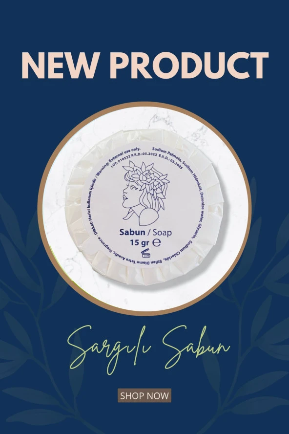 Otel Tipi Sargılı Sabun 500 Adet Etiketli ürün görseli 1