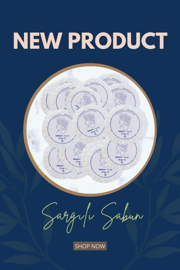 Otel Tipi Sargılı Sabun 175 Adet Etiketli - 2