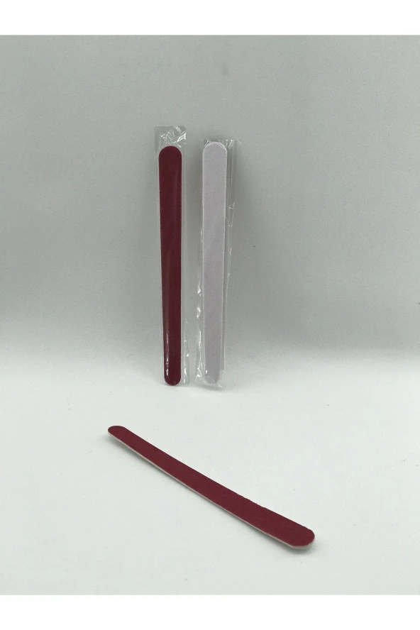 100 Adet Tırnak Törpüsü Tek Kullanımlık Otel Tırnak Törpüsü Tahta Tırnak Törpüsü 10 Cm - Resim 2