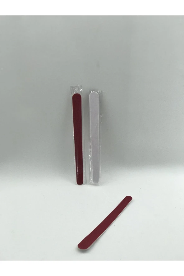 100 Adet Tırnak Törpüsü Tek Kullanımlık Otel Tırnak Törpüsü Tahta Tırnak Törpüsü 10 Cm - Resim 3