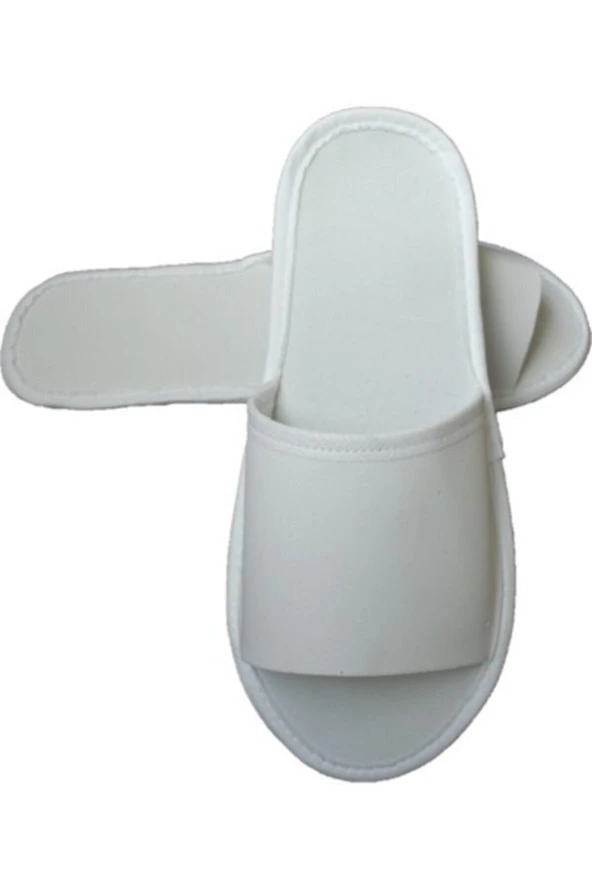 Çiçek Desenli Kaymaz Taban Otel Terliği 250 Çift Spa Wellness Tek Kullanımlık Terlik - Resim 2