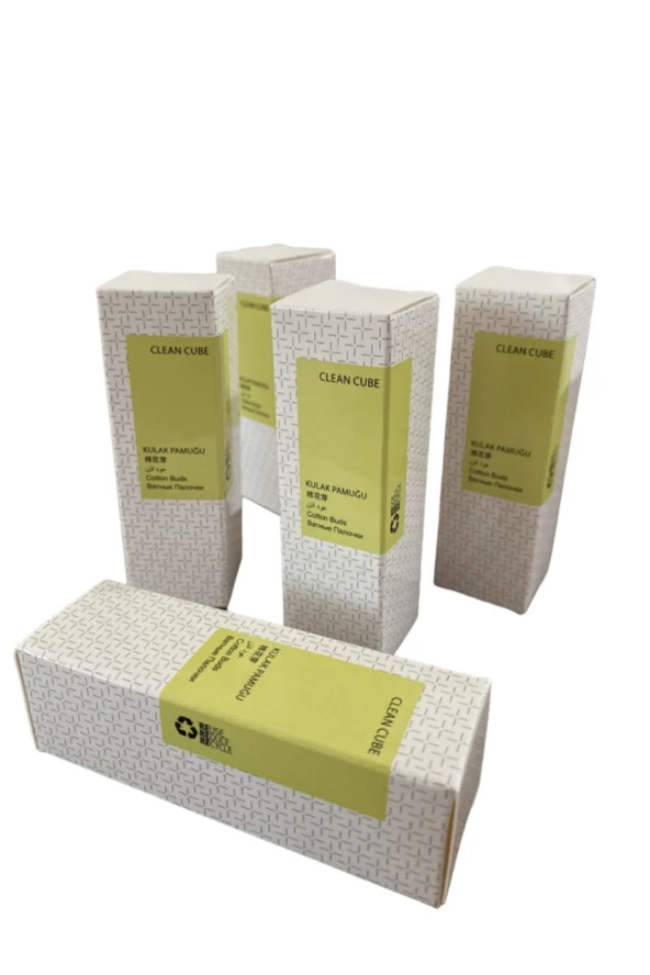 420 Adet Özel Kutulu 3’lü Hijyenik Otel Tipi Kulak Pamuğu - Resim 2