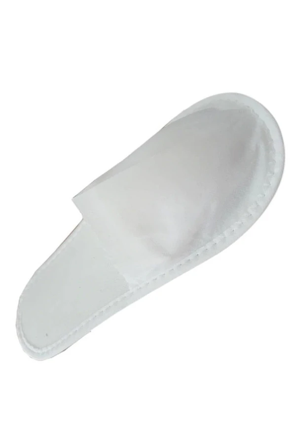 Biyeli Tela Terlik 100 Çift Lüks Otel Terliği Sauna Havuz Hamam Spa - Resim 2