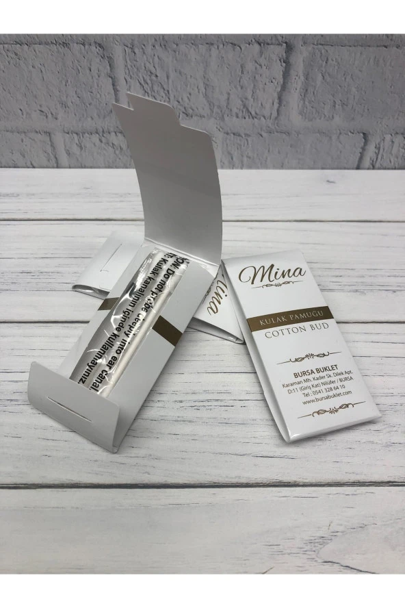 Bursa Buklet Otel Kulak Çubuğu 1 Koli 150 Adet - Resim 2