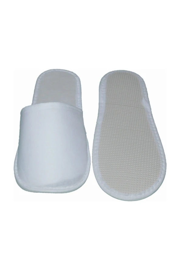 50 Çift Lüks Elyaf Tabanı Süngerli Kullan At Terlik ürün görseli