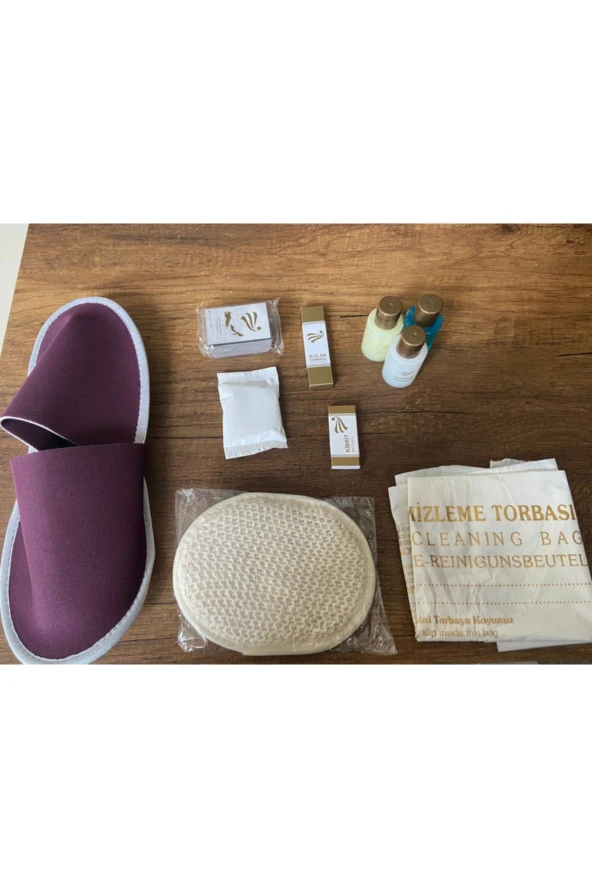 Spa Tek Kullanımlık Otel Ve Kamp Seti 15 Adet - Resim 2