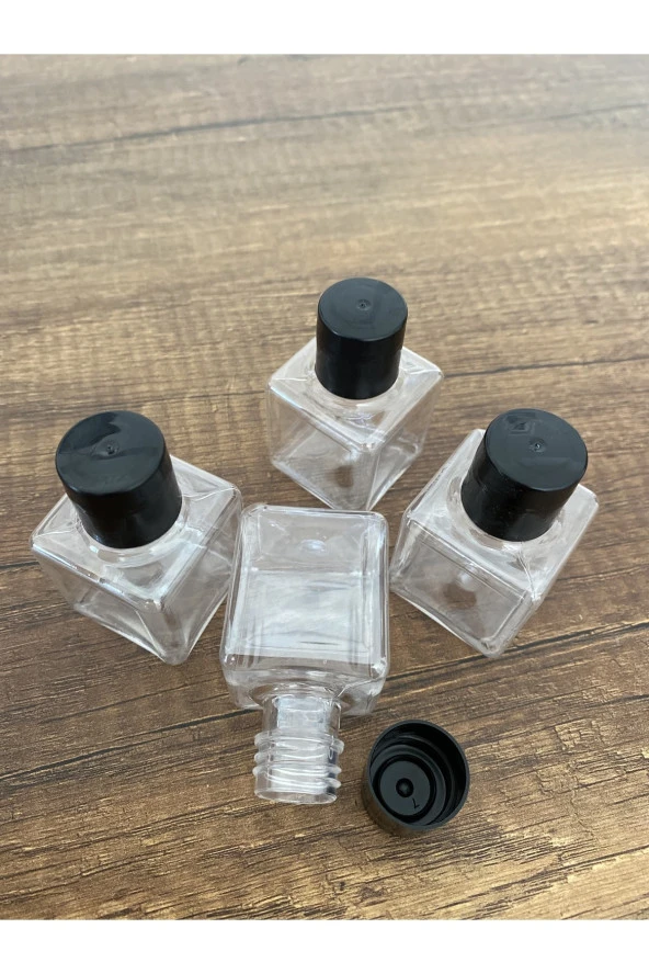 1000 Adet Us-7 Kapaklı Boş Şişe 35 ml Dekoratif Şampuan Şişesi - 3