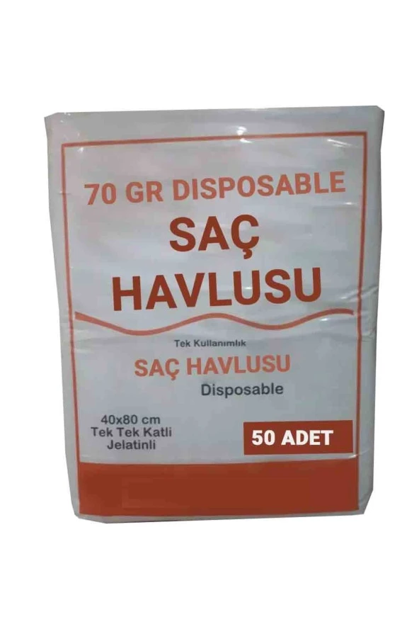 500 Adet Tek Kullanımlık Otel Buklet Sauna Kuaför Saç Baş Spor Salonu Seyahat Havlusu 70 gr 40×80