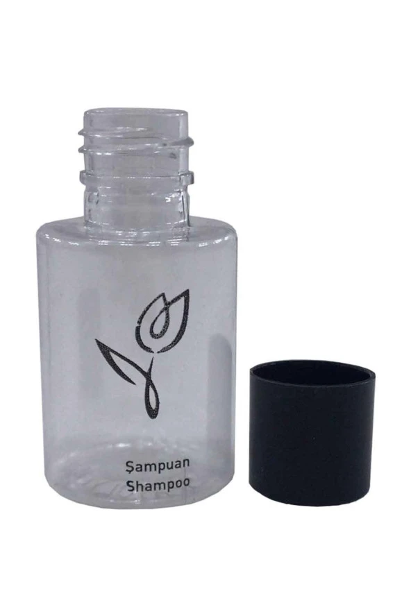 500 Adet Boş Şişe Baskılı Otel Tipi Şampuan Yazılı 30 ml Silindir Şişe Tek Kullanımlık Kullan At ürün görseli 1