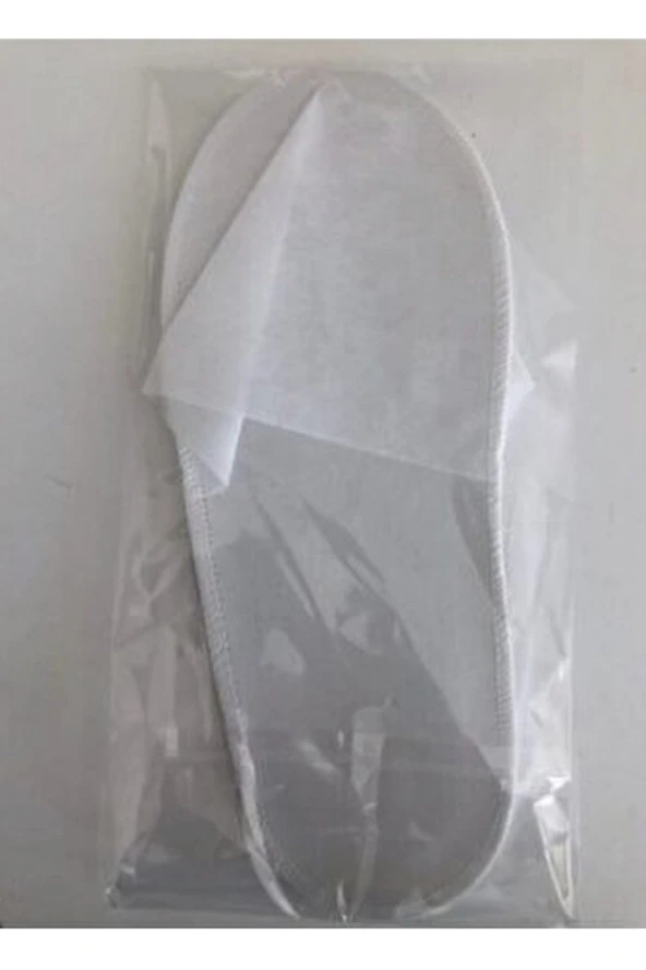 500 Çift Tek Kullanımlık Otel Terlik Otel Terliği Overlok - Resim 3